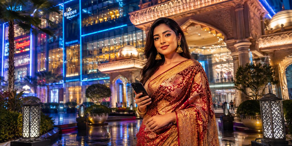 ঢাকার নিওন আলোয় রাতের বেলা 995bet app - এ বেটিং