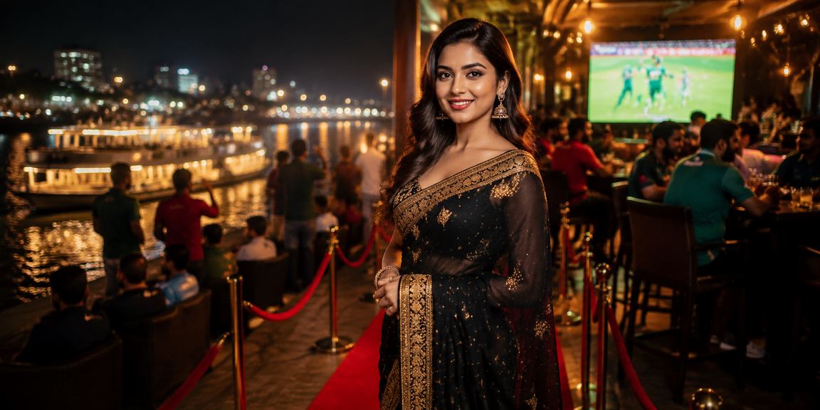 ঢাকার নাইট মার্কেটে ক্রিকেট বেটিং উপভোগ করছেন তরুণ দর্শক